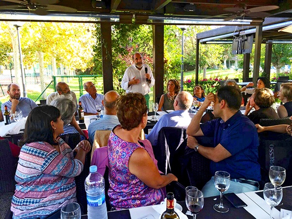 Homenaje al profesor Jaime Merino amigos