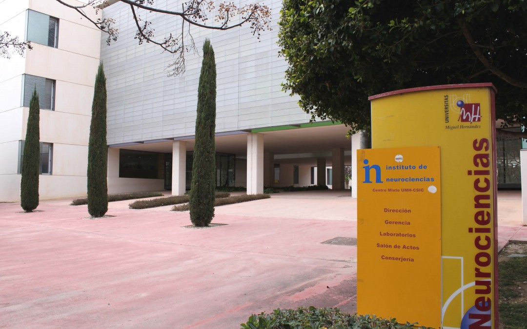 Fachada Instituto Neurociencias UMH Alicante Cátedra Investigación en Medicina y Neurociencias